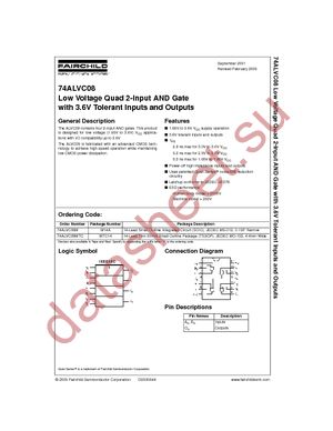 74ALVC08M datasheet  